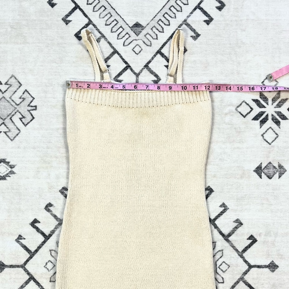 Lulus Warmer Love Cable Knit Midi Dress in Ivory Small - Picture 4 of 10